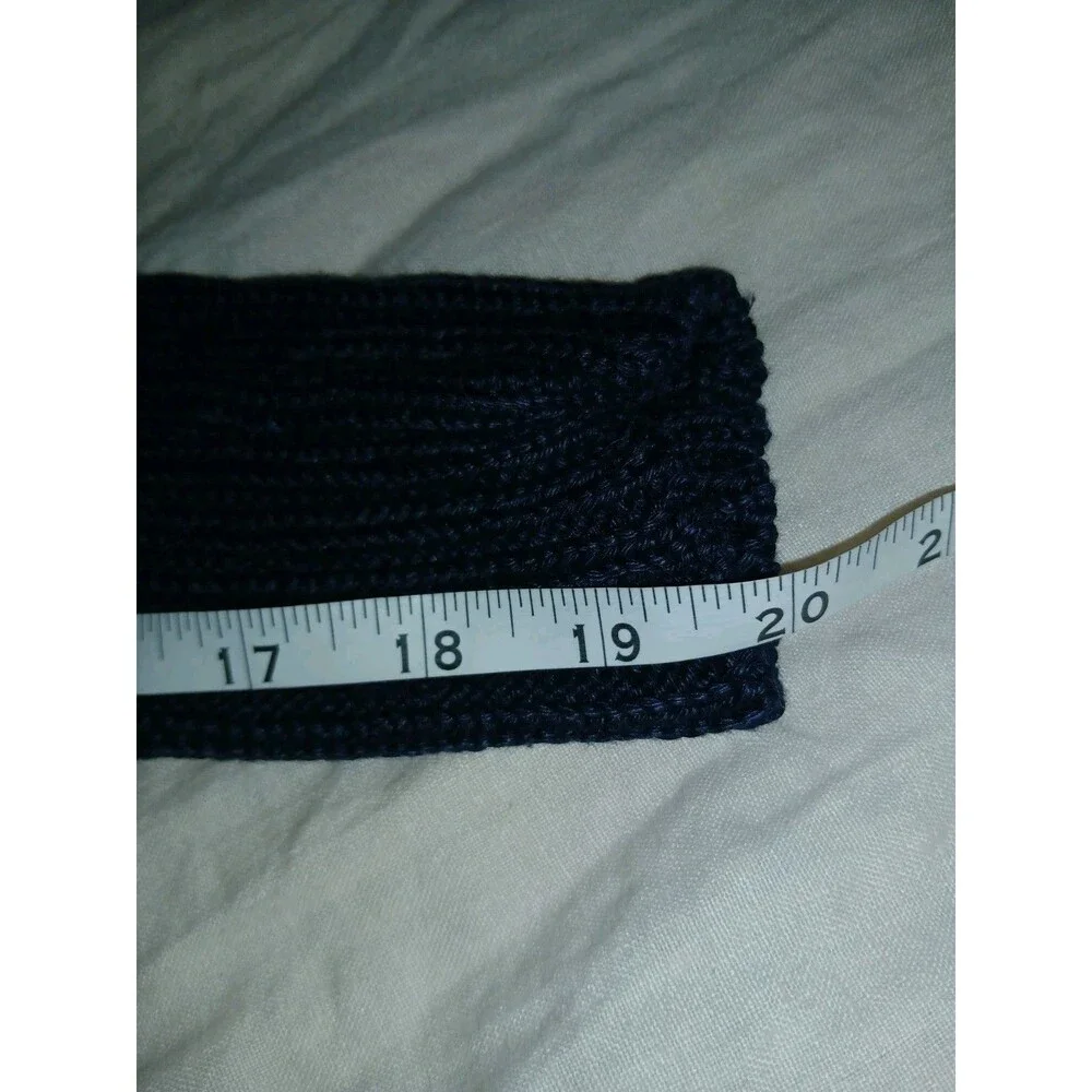 J Crew Womens Navy Sheer Lightweight Sweater M Open Knit High-Low Coastal Beach